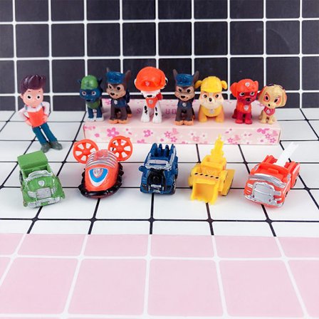 Paw Patrol 12 figurer julegave