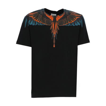 Marcelo Burlon, T-Shirts Zwart, Heren, Maat:L,Cotton