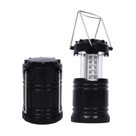 30led Svart Stretch Campinglampa Utomhus Super Ljus Camping T Black