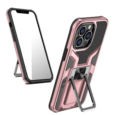 Shockproof Hybrid Suojakuori With Kickstand For iPhone 13 Pro - Ruusukulta