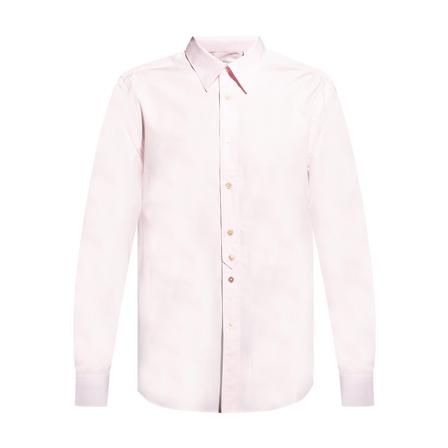 Paul Smith Cotton shirt Pink, Herre Skjorter, Størrelse: XS