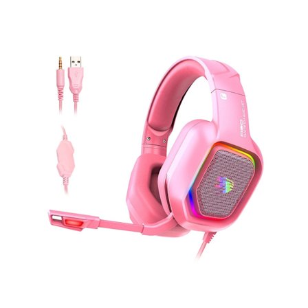 A30 Gaming Headset för Ps4 Ps5 Xbox One PC Trådbundna Hörlurar med Mikrofon Brusreducering RGB-ljus YEMAESRE