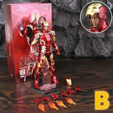 Zd Toys Marvel Iron Man Mk1 Mk2 Mk3 Mk4 Mk5 Mk6 Mk7 Mk42 Mk43 7" Film Actionfigur Iron-man Mark 1 2 3 4 5 6 7 42 43 Legends C