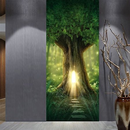 (38.5*200cm*2stk) 3D-effekt plakat dørklistermærke 32