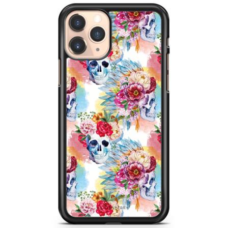 Bjornberry Hårdskal iPhone 11 Pro - Dödskallar & Blommor