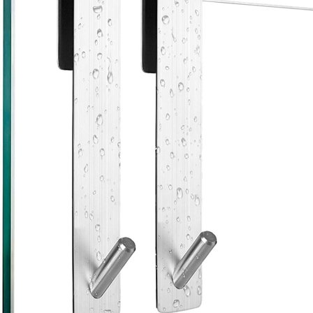 Handdukskrok utan borrning duschkrok krok för glasduschvägg