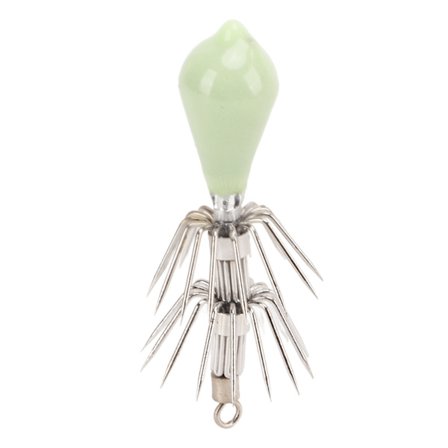 Selvlysende blekksprut jigg kroker fiskesluk agn utstyr saltvann 11g