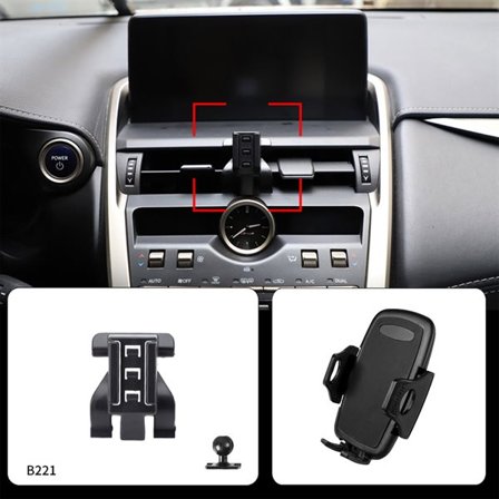 Mobilholder Lexus NX 2014-2021 - Enkel Montering uten Skruer