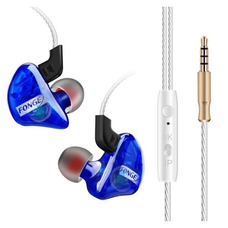 FONGE In-ear Hörlurar med Mic In-lineControl (Earphone)