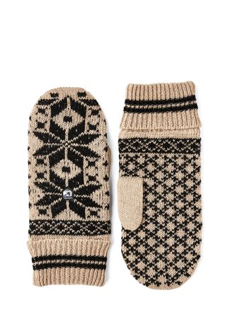 Hestra Isvik Mitt Beige/Black - Beige - 7