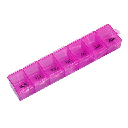 Praktisk dosett for medisiner