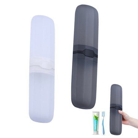 Tannbørsteetui Stort Reise Tannbørsteholder for å beskytte tannbørsten din på farten Stilig, Kombinasjon 1
