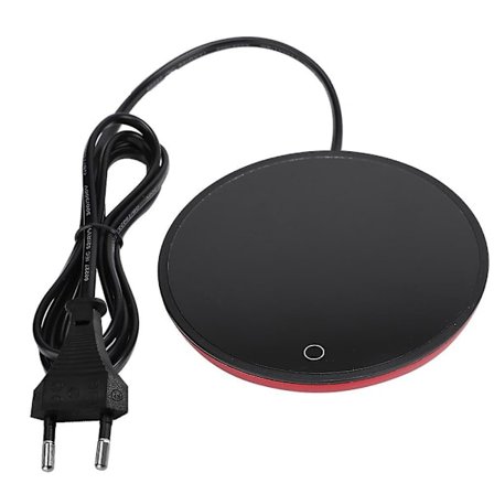 220V Elektrisk Vandtæt Berøringsvarmekoppeunderlag - Rød, til Kaffe, Te, Mælk