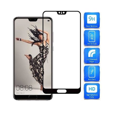 Huawei P20 Pro Härdat Glas 0.26mm 2.5D 9H Fullframe