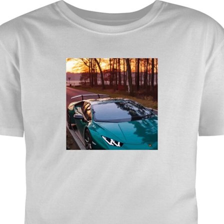 Barn T-shirt Sportbil Lamborghini Racing Supercar