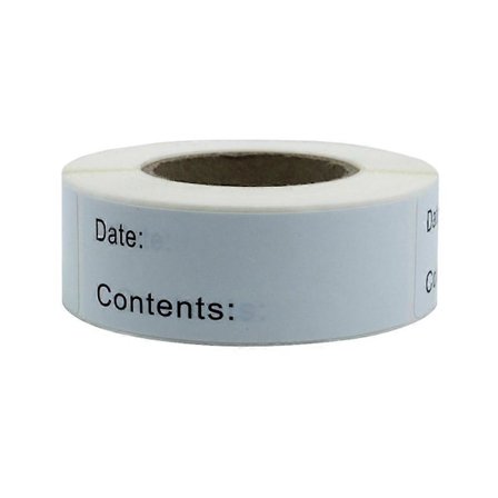 1 Rulle Avtagbar Etikett DIY Matförvaringsetikett Självhäftande Kylskåp Inga Rester Frysetikett Klistermärke för Hemmakök