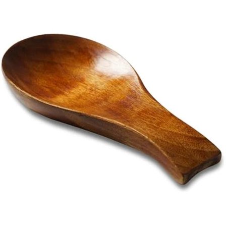 /EA/18,2 x 9 cm Skedstöd i Akaciaträ, Skedhållare för Spishäll, Köksredskapshållare för Bänken, Spatel, Ös, Gafflar