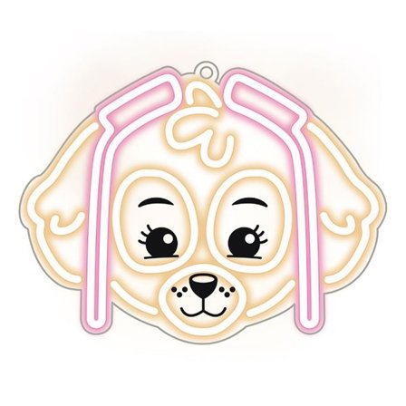 Paw Patrol LED Neon-skilt - Skye