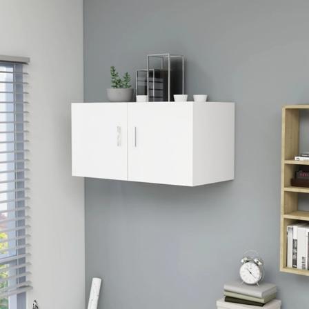 vidaXL Väggskåp vit 80x39x40 cm konstruerat trä Vit