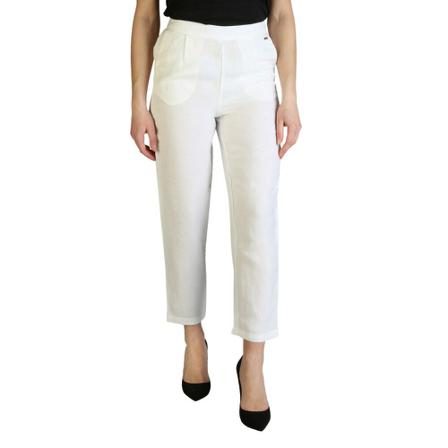 Armani Exchange, Trousers 3Zyp 19 Ynbbz 1100 Wit, Dames, Maat:S