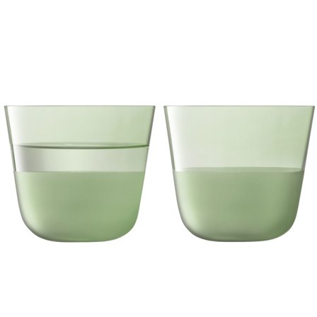 LSA Arc Contrast Moss dricksglas, 2-pack | Dukning & Servering > Glas | Bagaren och Kocken