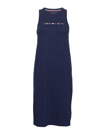 Tjw Logo Tank Dress Blue Tommy Jeans