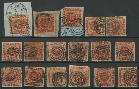 Danmark - Planche med AFA 9