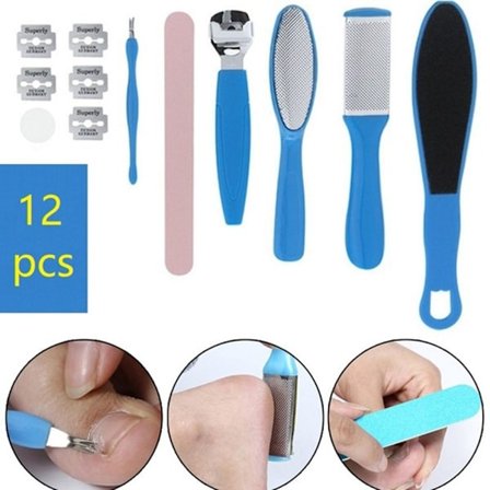 6/9/12 st Fotfilset Set 12PCS/ SET 12pcs/set