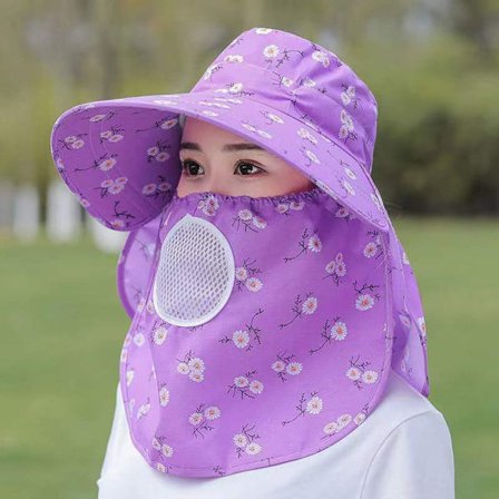 Solskyddshatt Anti-UV Solhatt LILA STYLE2