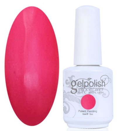 Gellack Gelpolish Startkit med färg Raspberry Red