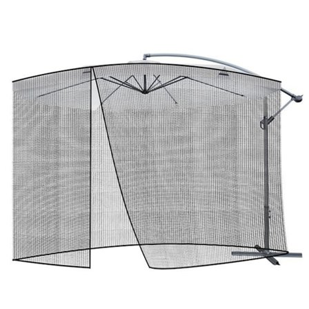 Myggenet til parasol - 3,5 m