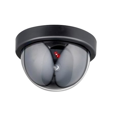 Grundig Overvågningskamera-attrap med blinkende LED-lys