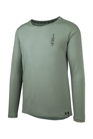 iXS Flow Merino MTB Långärmad Tröja Salviagrön L