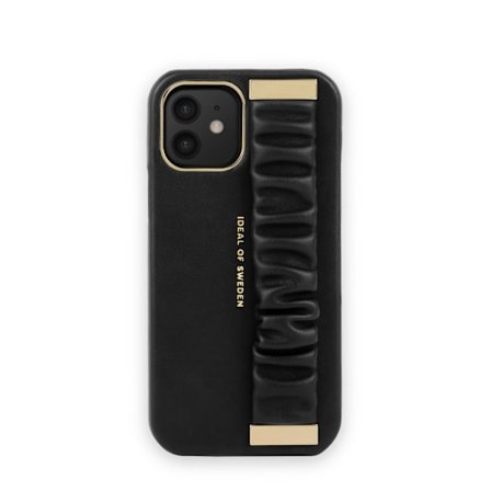 Statement Case iPhone 12 / 12 Pro Ruffle Noir Top Handle