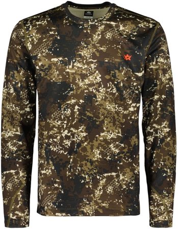 Alaska 1795 M's CoolDry LS T-Shirt BlindTech Forest Forest Camo