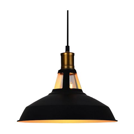 Vintage Industrielle Loftlampe Justerbar Hængende Lampe Kreativ Metal Lysekrone Sort