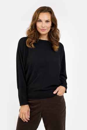 SIGNATURE - Langærmet Strik - Sort