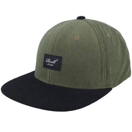Reell - Grön snapback Keps - Pitchout Cap Moss Green/Black Corduroy Snapback @ Hatstore