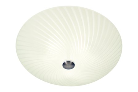 Aneta Lighting CYKLON plafond 50 cm, hvit/stål, 3x60W E27 Ø500 h190