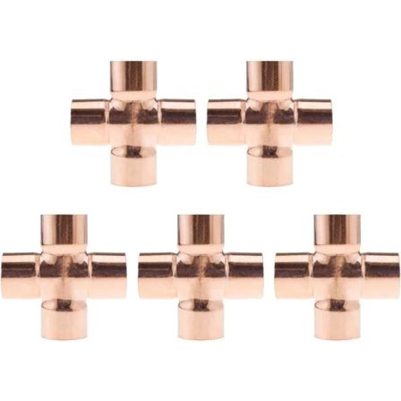 5 stk. 22 mm 4-veis krysskoblinger