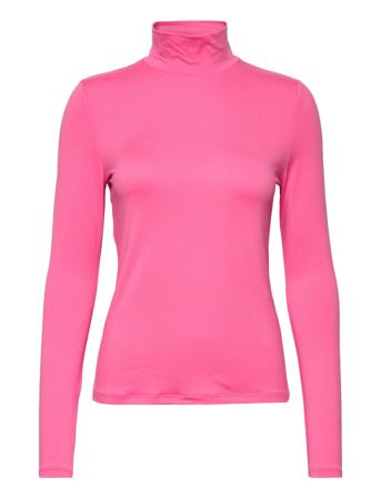 Vmina Ls Highneck Top Jrs Bf Pink Vero Moda