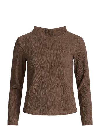 Long Sleeve Top, Jori Tops T-shirts & Tops Long-sleeved Brown Ivo Nikkolo