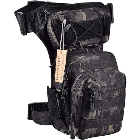 Benpose Thigh Bag Militær Taktisk Molle Multifunktionspose til