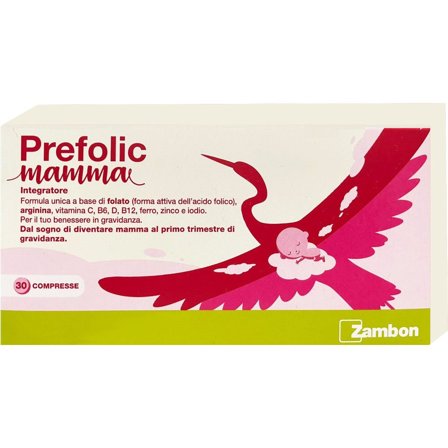 Prefolic Mamma 30 Compresse: integratore per la gravidanza