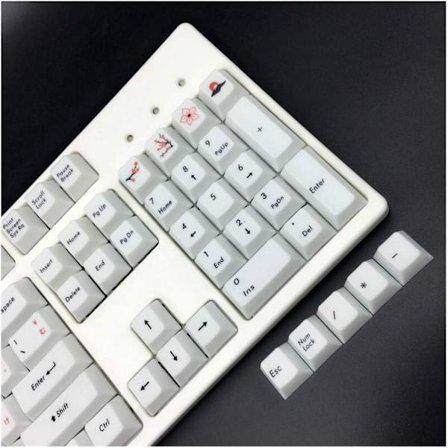 109-tangenter/ set cover Personlig PBT Dye Sublimation Cherry Blossom Mekaniskt tangentbord Keyboard