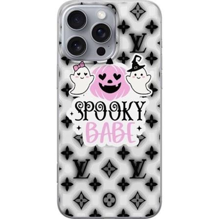 Apple iPhone 16 Pro Max Gjennomsiktig deksel LV Halloween