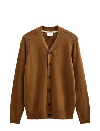 Anerkjendt Aksvend Lambswool Cardigan - Brown - M