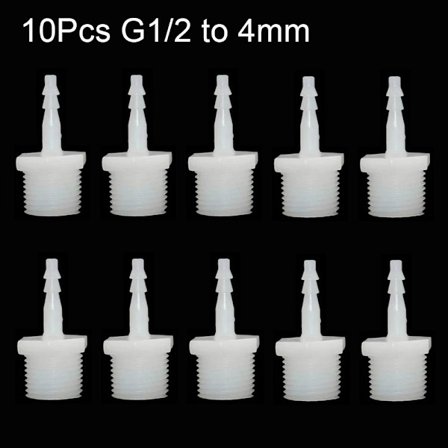 1/10 st Slangkoppling Rörkoppling 10 STK G1/2 TILL 4MM 10 STK