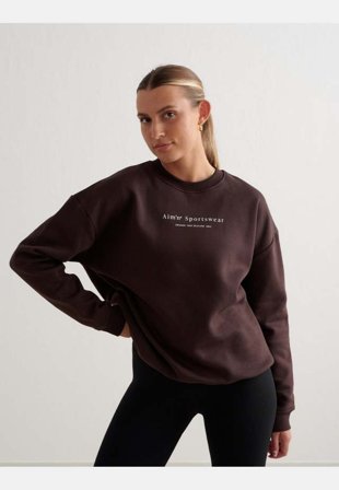 aim'n Serif Sweatshirt Tröjor Dam Brun S