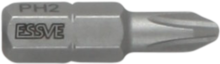 ESSVE 9980216 Bits redusert, PH2 x 25 mm, 3-pakning, Maskintilbehør & forbruk